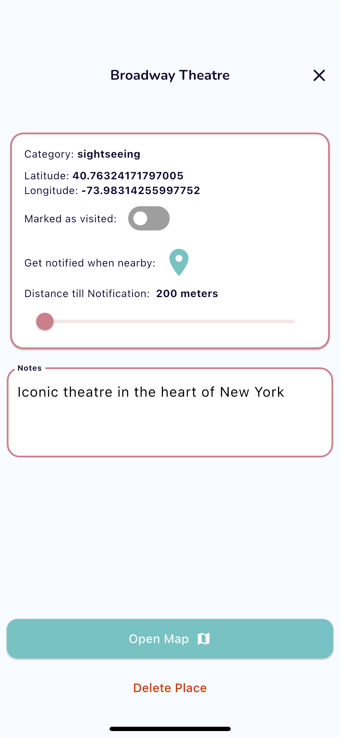 Detailansicht – Screenshot